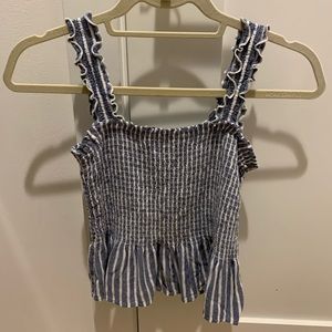 Striped Stretchy Hollister Top